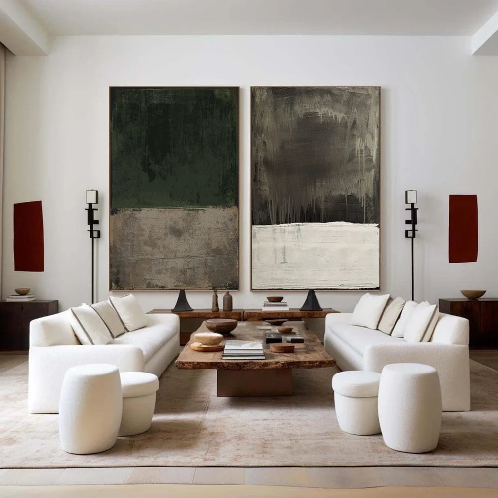 Abstract Painting Canvas Set of 2 #AP202