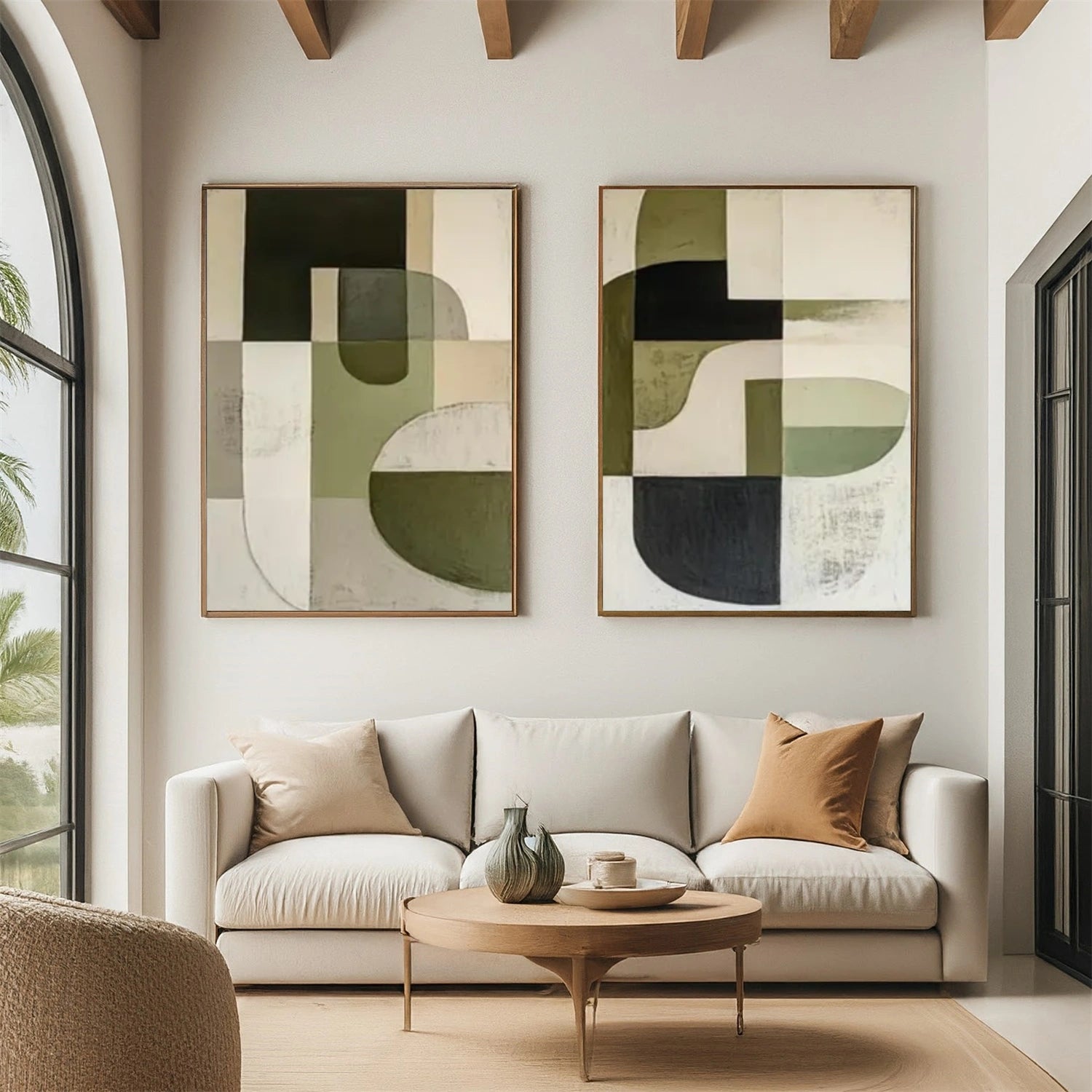 Wabi Sabi Canvas Art Set of 2 #WS089