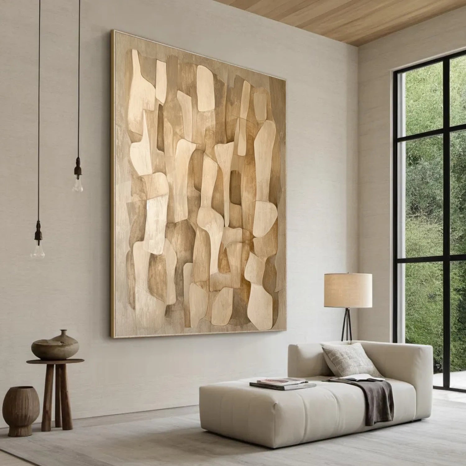 Abstract Canvas Wall Art #AP306