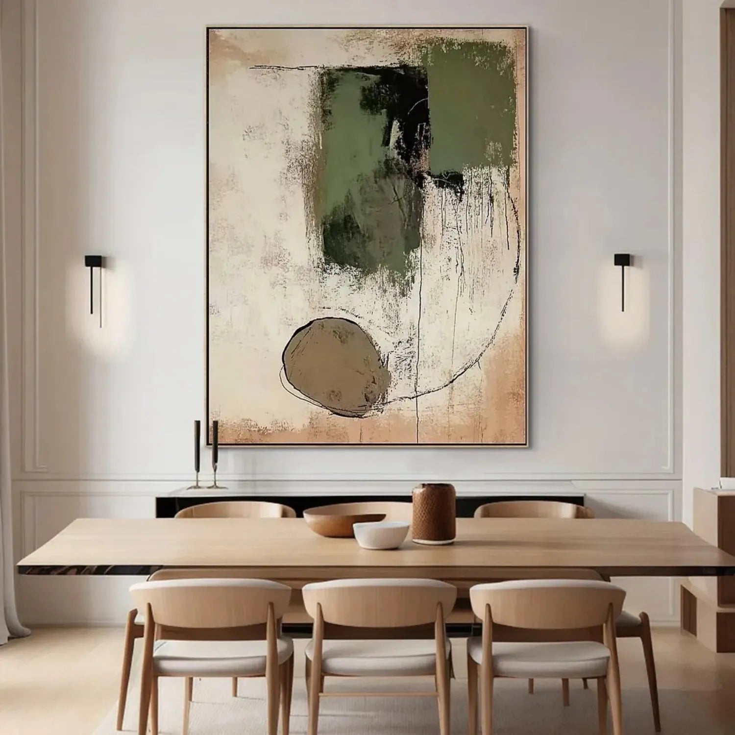 Colorful Abstract Painting Canvas #AP117