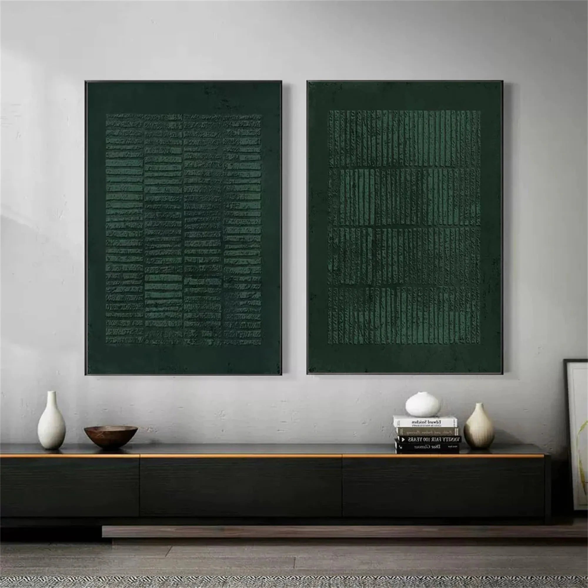 Wabi Sabi Texture Canvas Art Set of 2 #WS017
