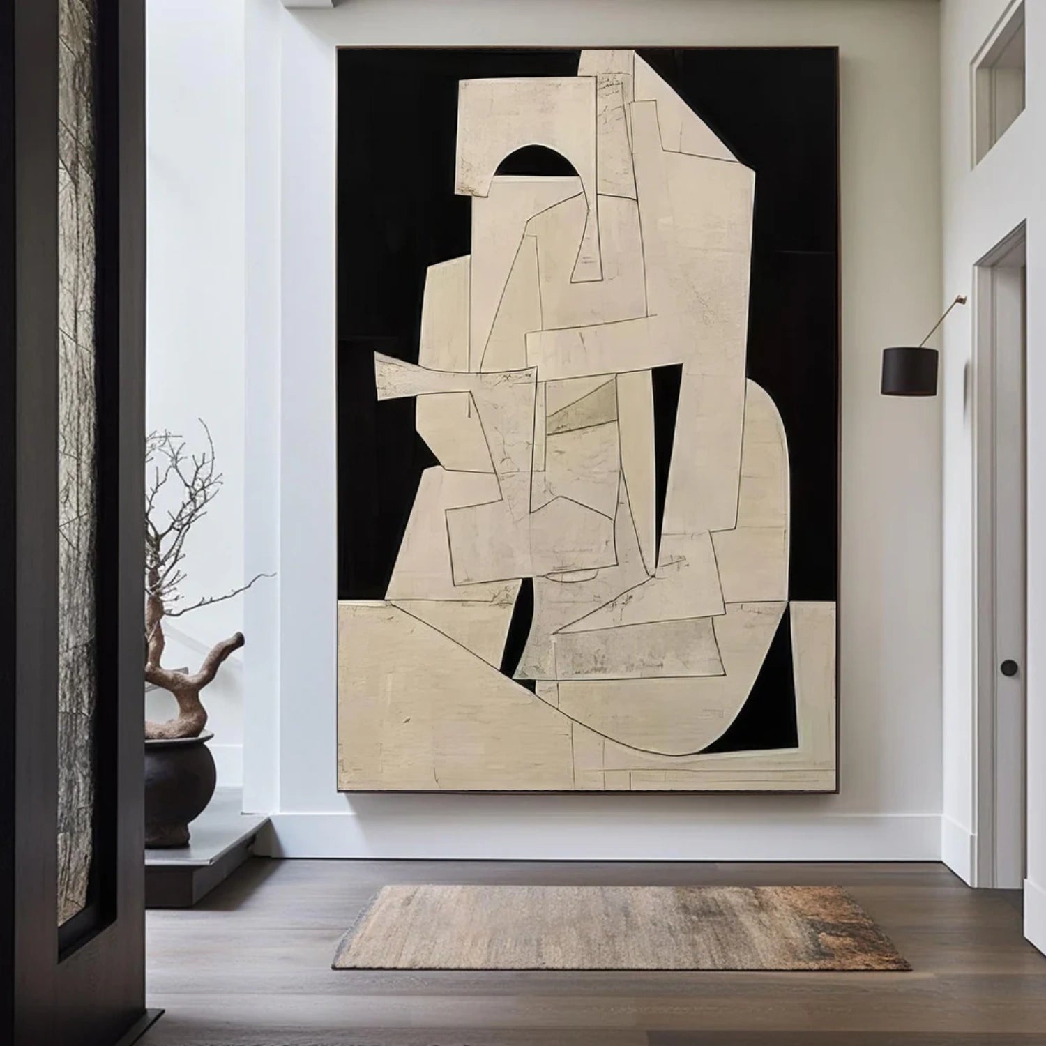 Abstract Canvas Wall Art #AP321