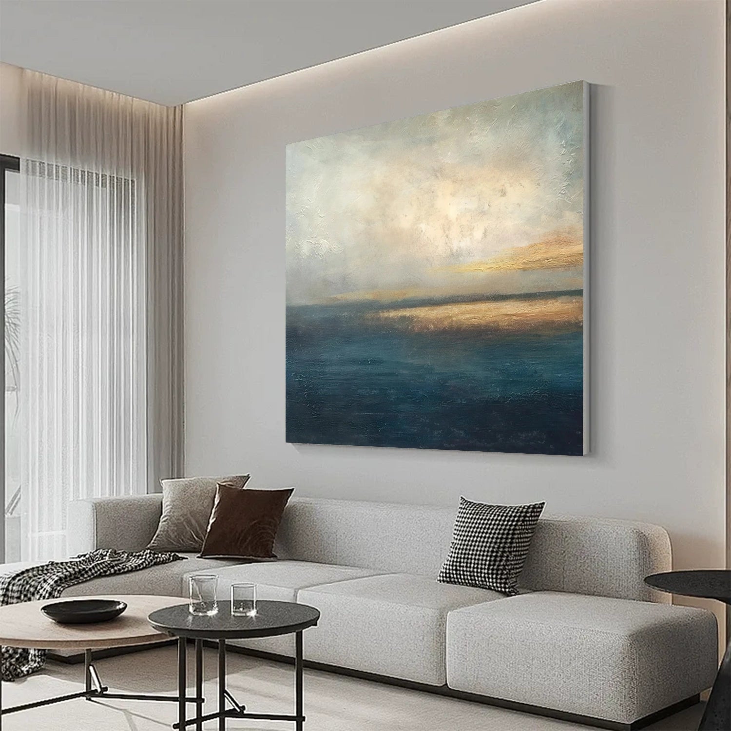 Abstract Canvas Wall Art #AP327