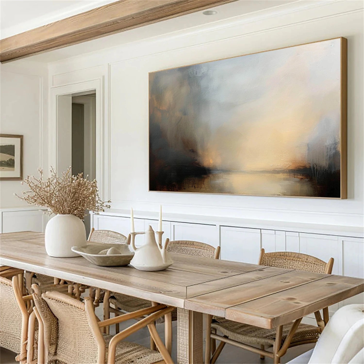 Abstract Canvas Wall Art #AP372