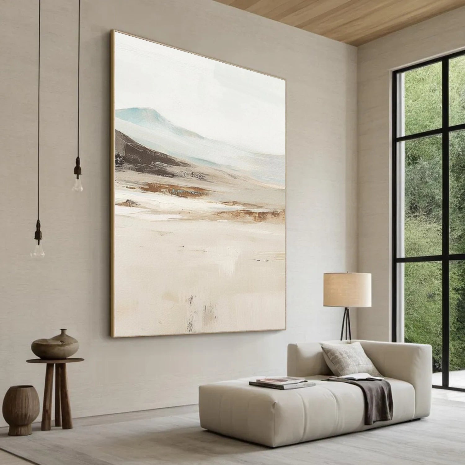 Abstract Mountain Canvas Art #MO033