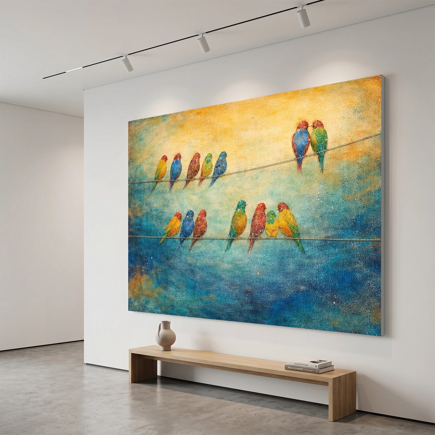 Abstract Animal Bird Wall Art #AC132