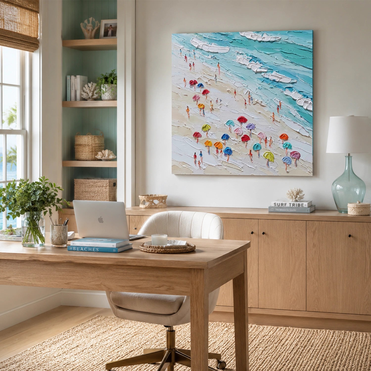Ocean Abstract Textured Wall Art #OP078