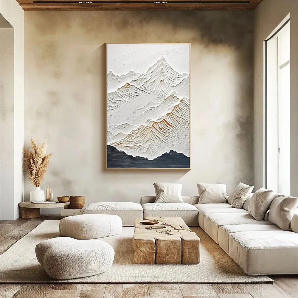 Mountain Textured Canvas Art #MO005