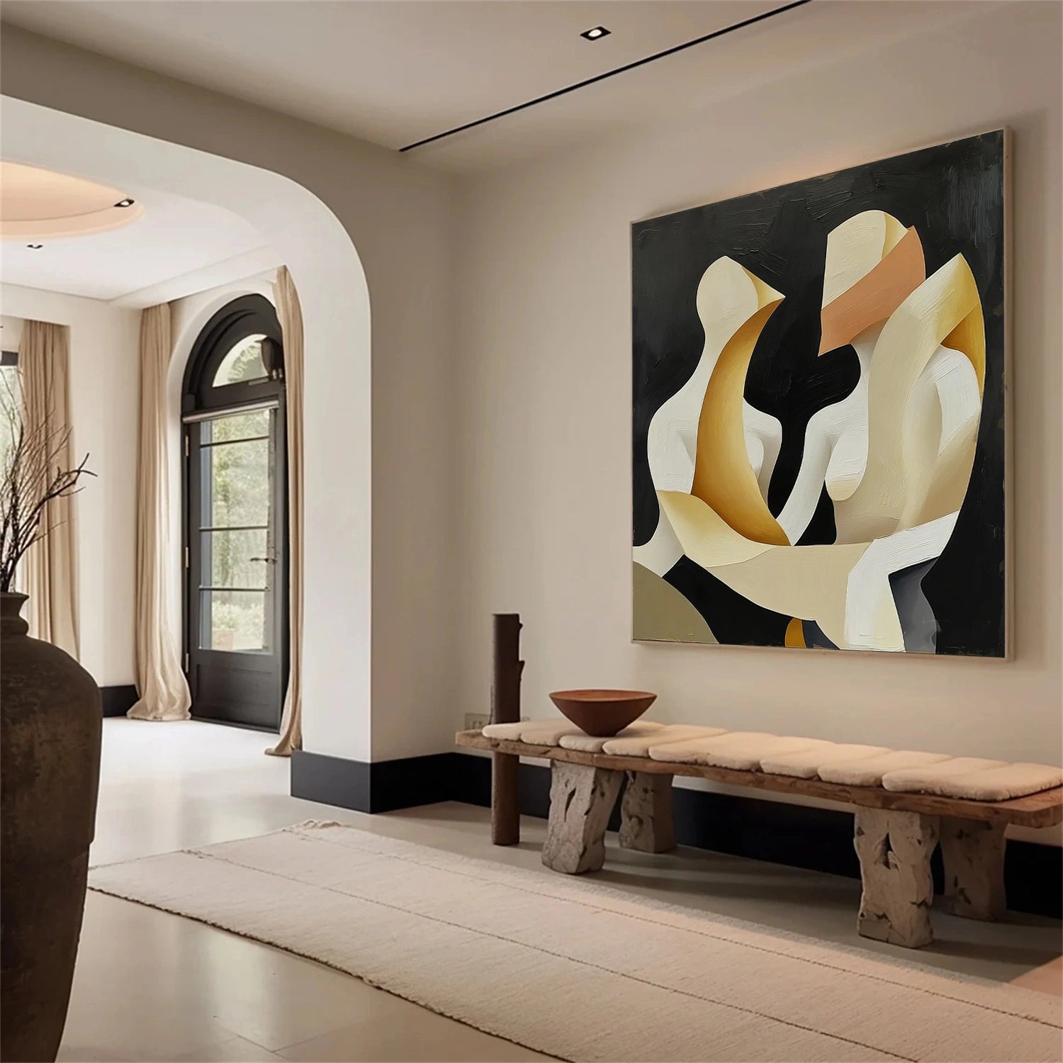 Abstract People Canvas Art #AE066