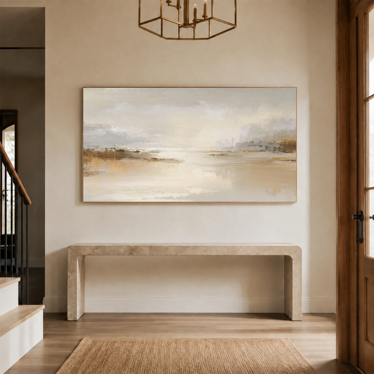 Abstract Canvas Wall Art #AP407