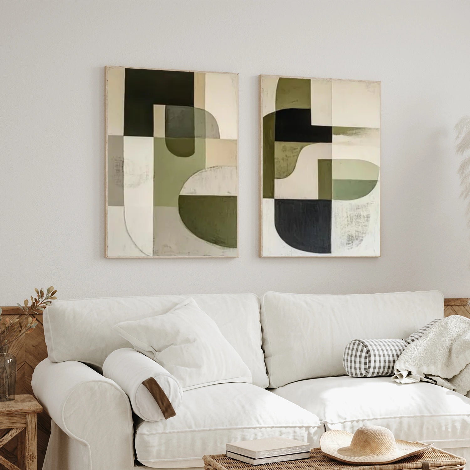 Wabi Sabi Canvas Art Set of 2 #WS089