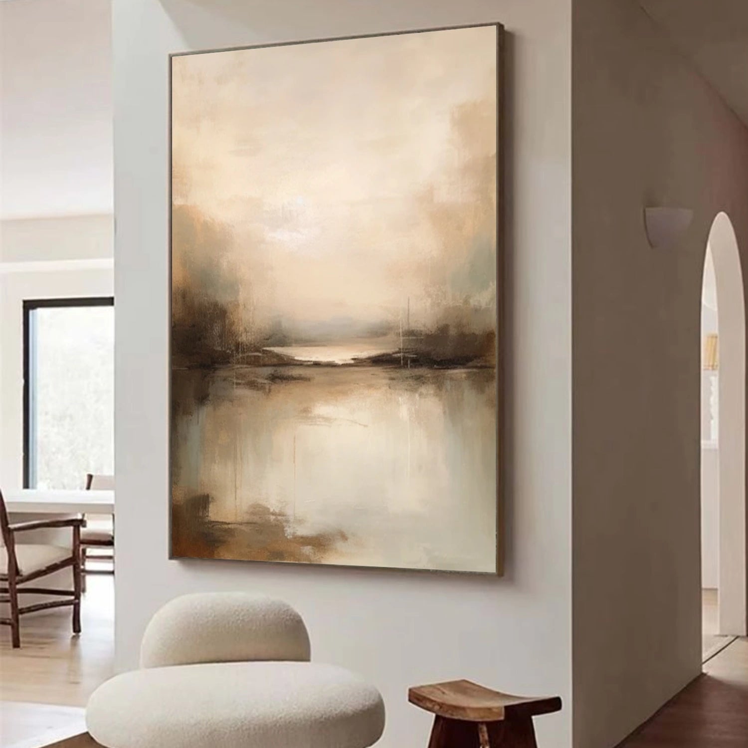 Abstract Canvas Wall Art #AP296
