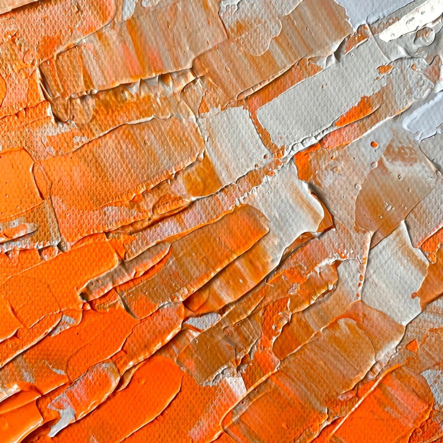 Colorful Abstract Textured Painting Canvas #AT089