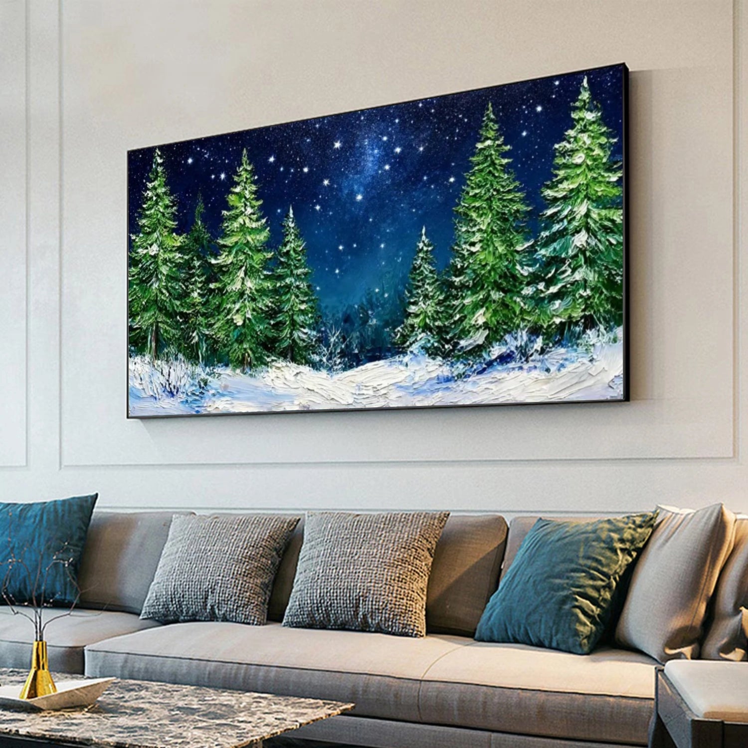 Tree Abstract Textured Wall Art #TP080