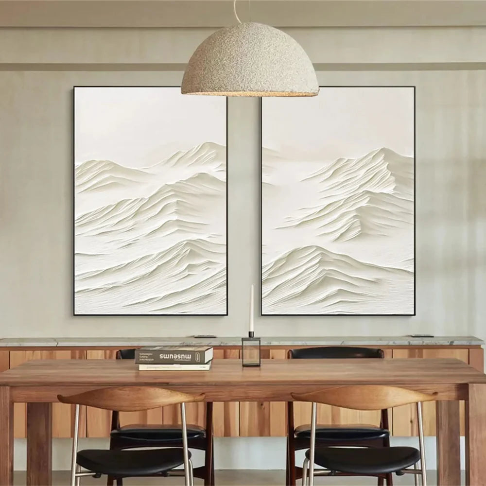 Mountain Textured Canvas Art Set of 2 #MO011