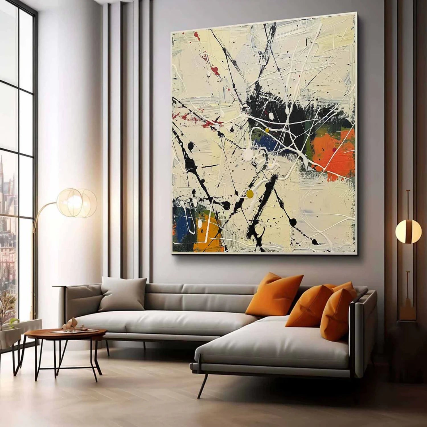Colorful Pollock Art #PA010