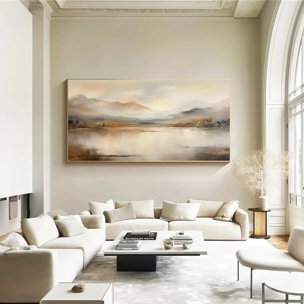 Abstract Mountain Canvas Art #MO029