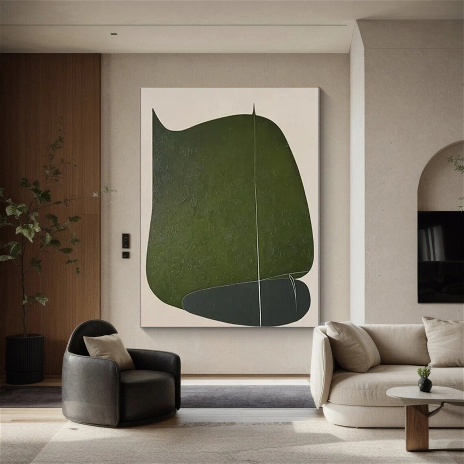 Abstract Canvas Wall Art #AP259
