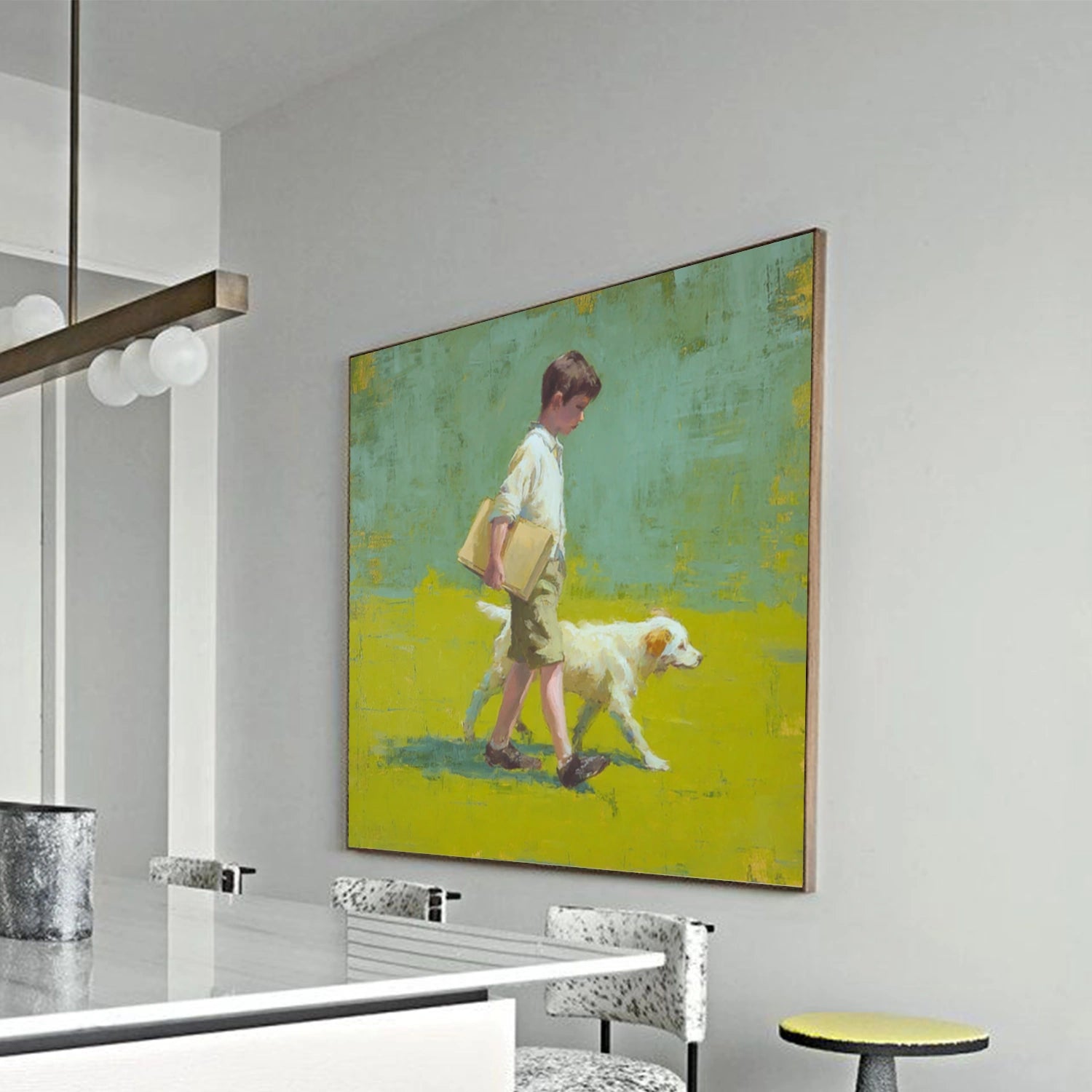 Abstract Portrait Canvas Art #AE108