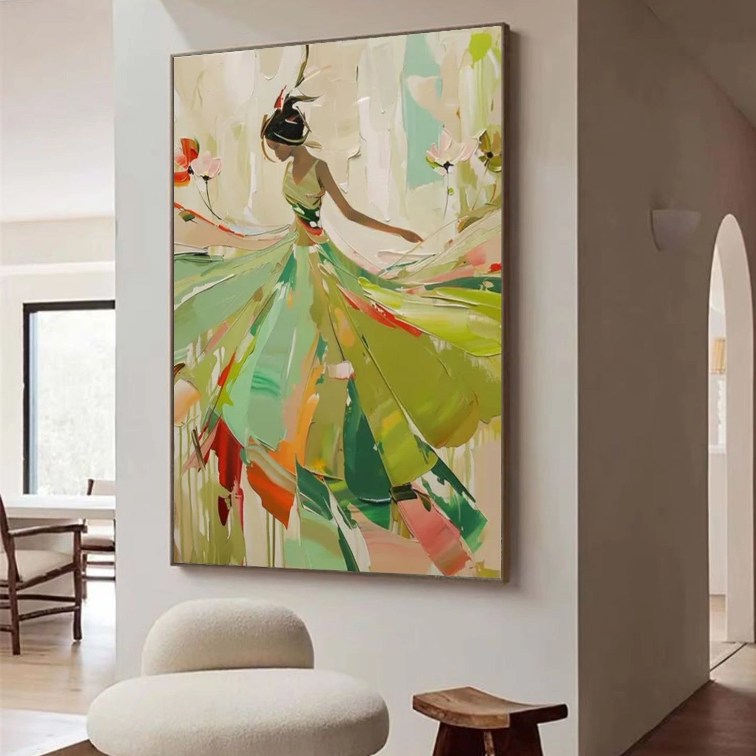 Abstract People Canvas Art #AE057