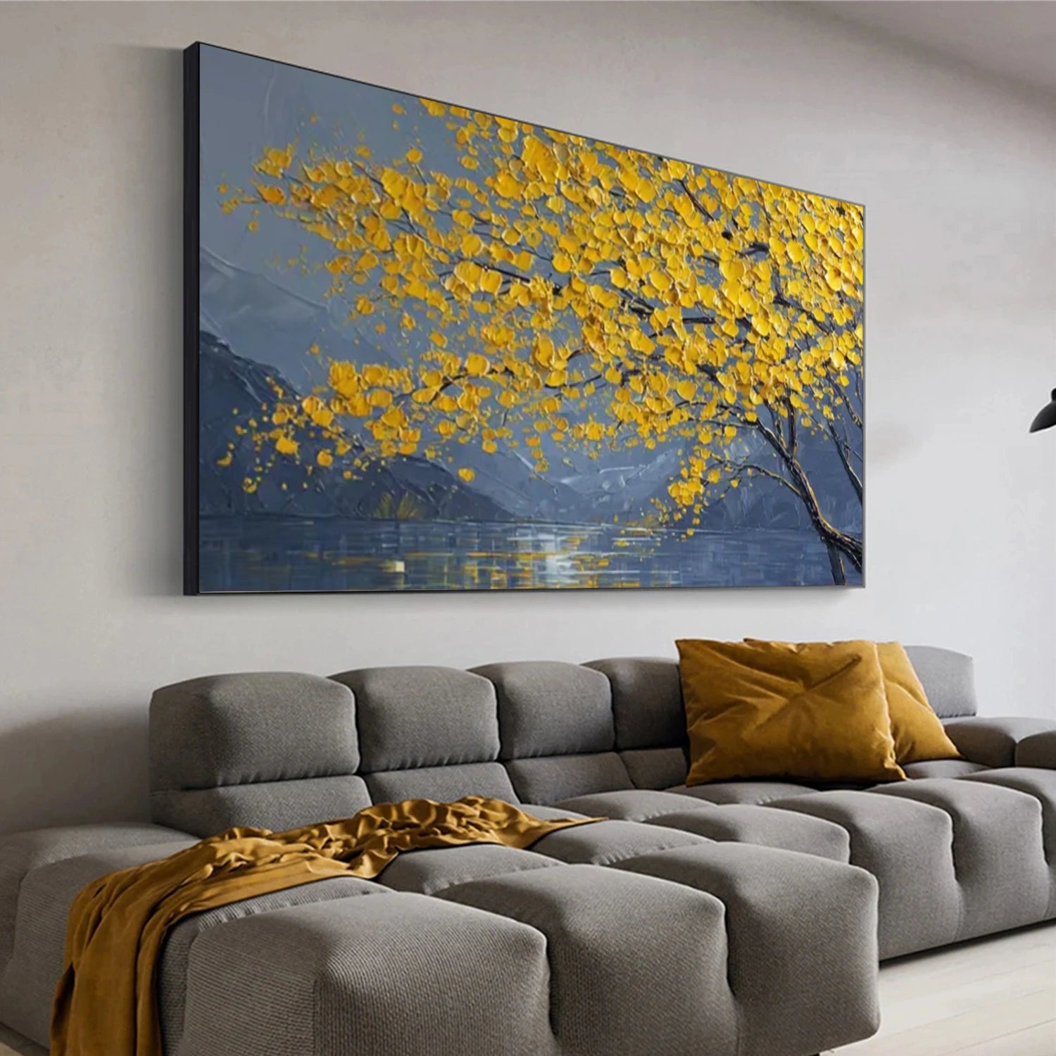 Tree Abstract Textured Wall Art #TP075