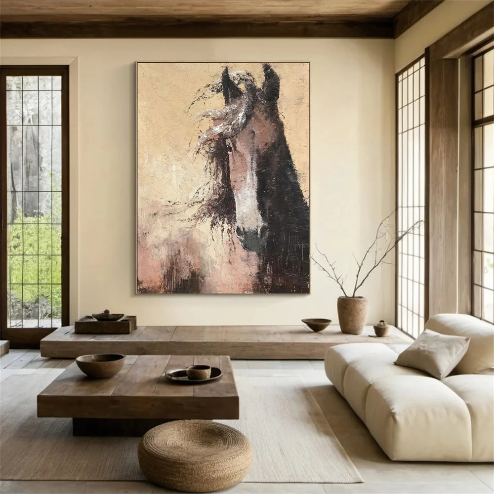 Animal Textured Canvas Art Painting #AC033