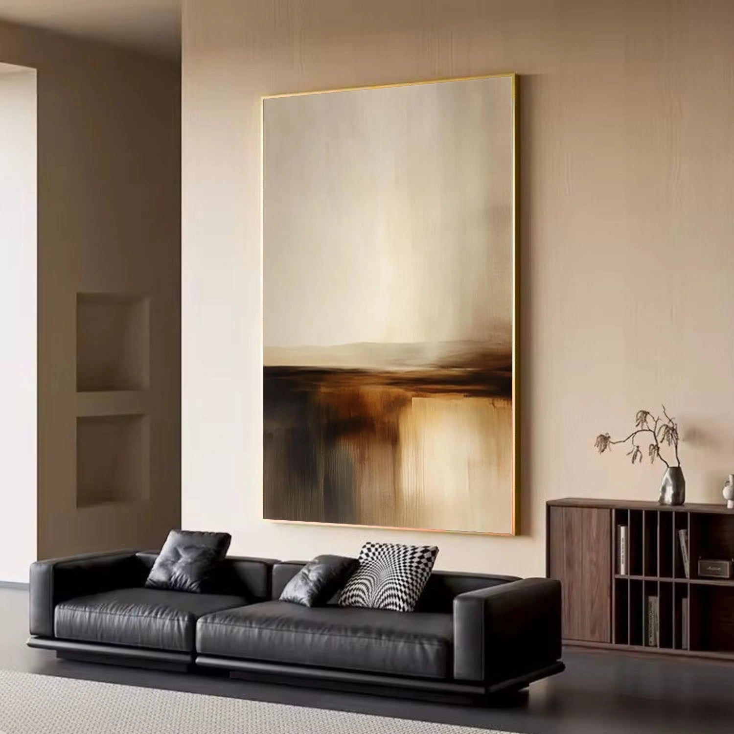 Abstract Canvas Wall Art #AP330