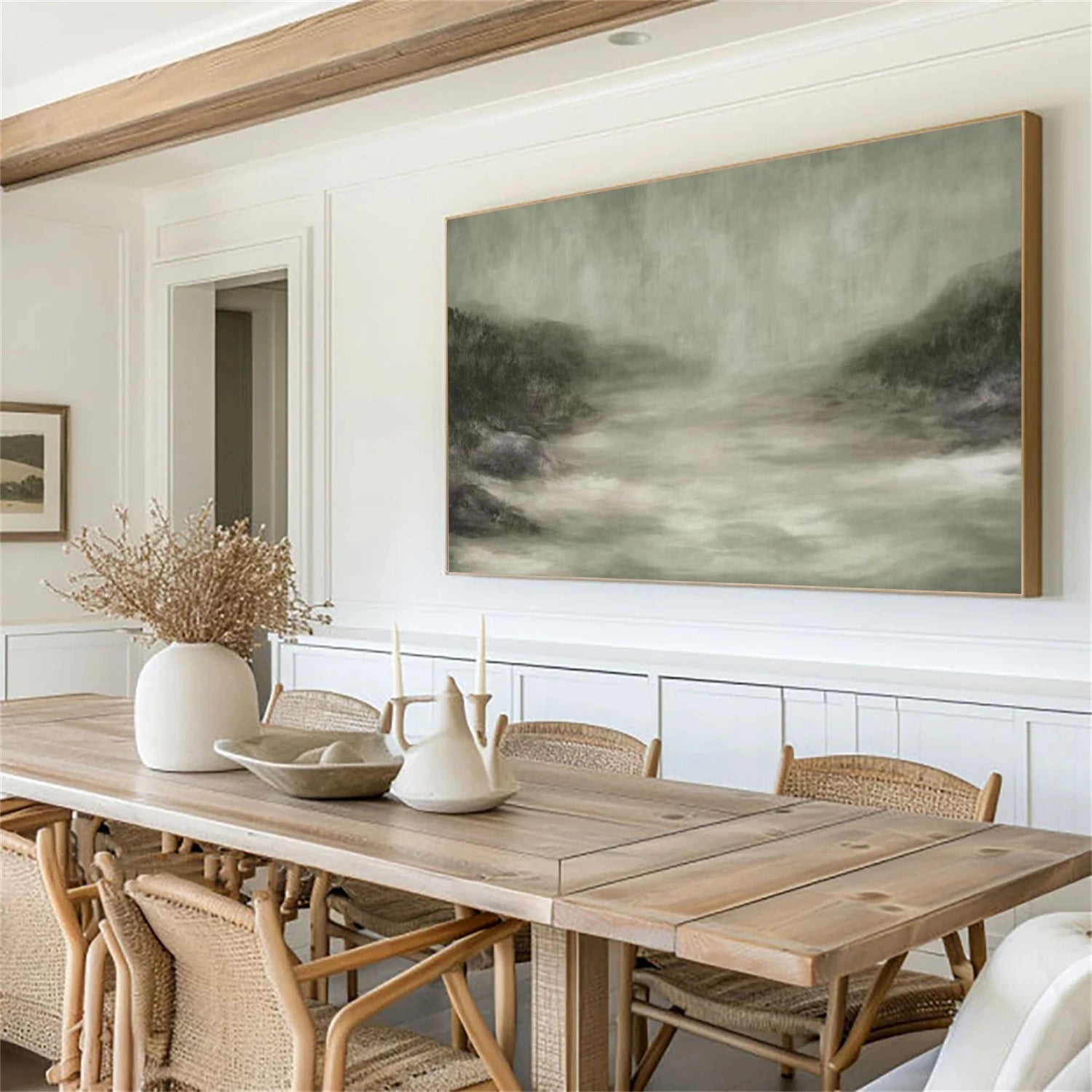 Abstract Mountain Canvas Art #MO025