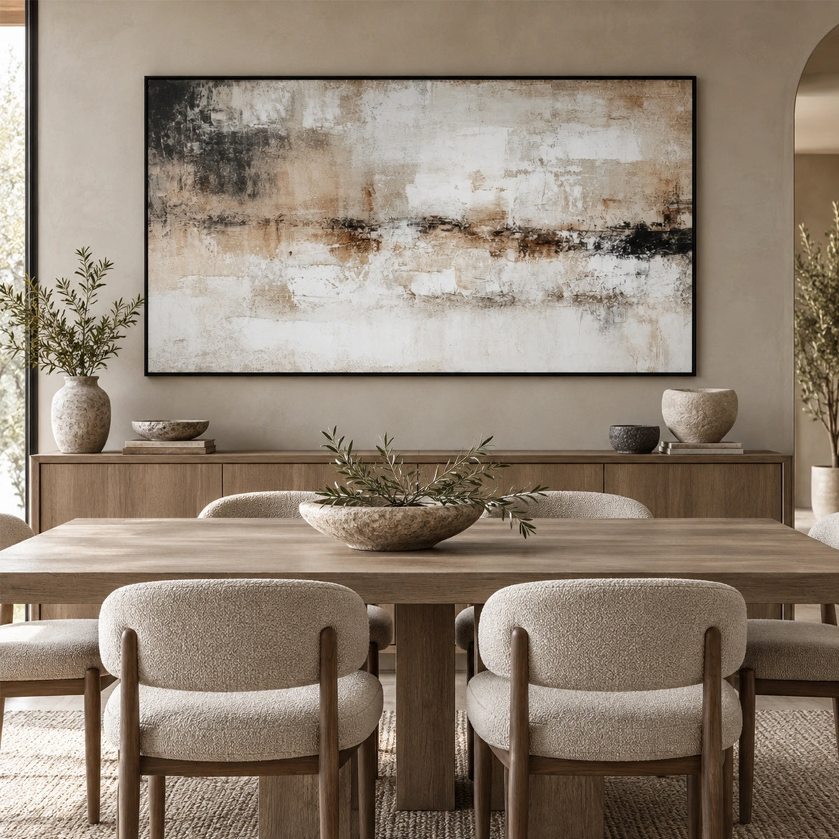 Abstract Canvas Wall Art #AP402