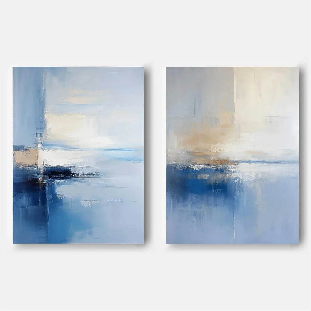 Abstract Painting Canvas Set of 2 #AP134
