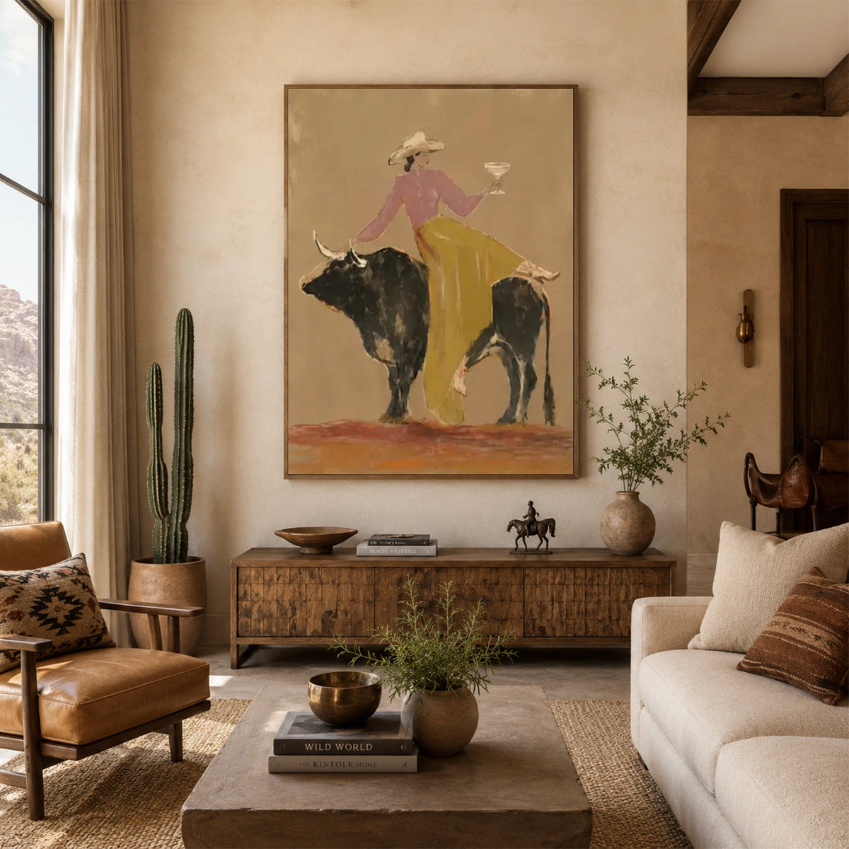 American Western Cowboy Art #VT252
