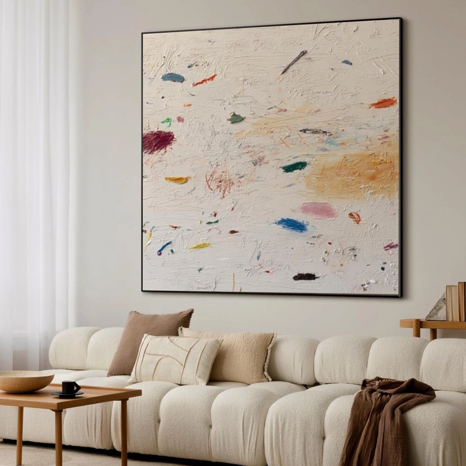 Colorful Abstract Textured Wall Art #AT143