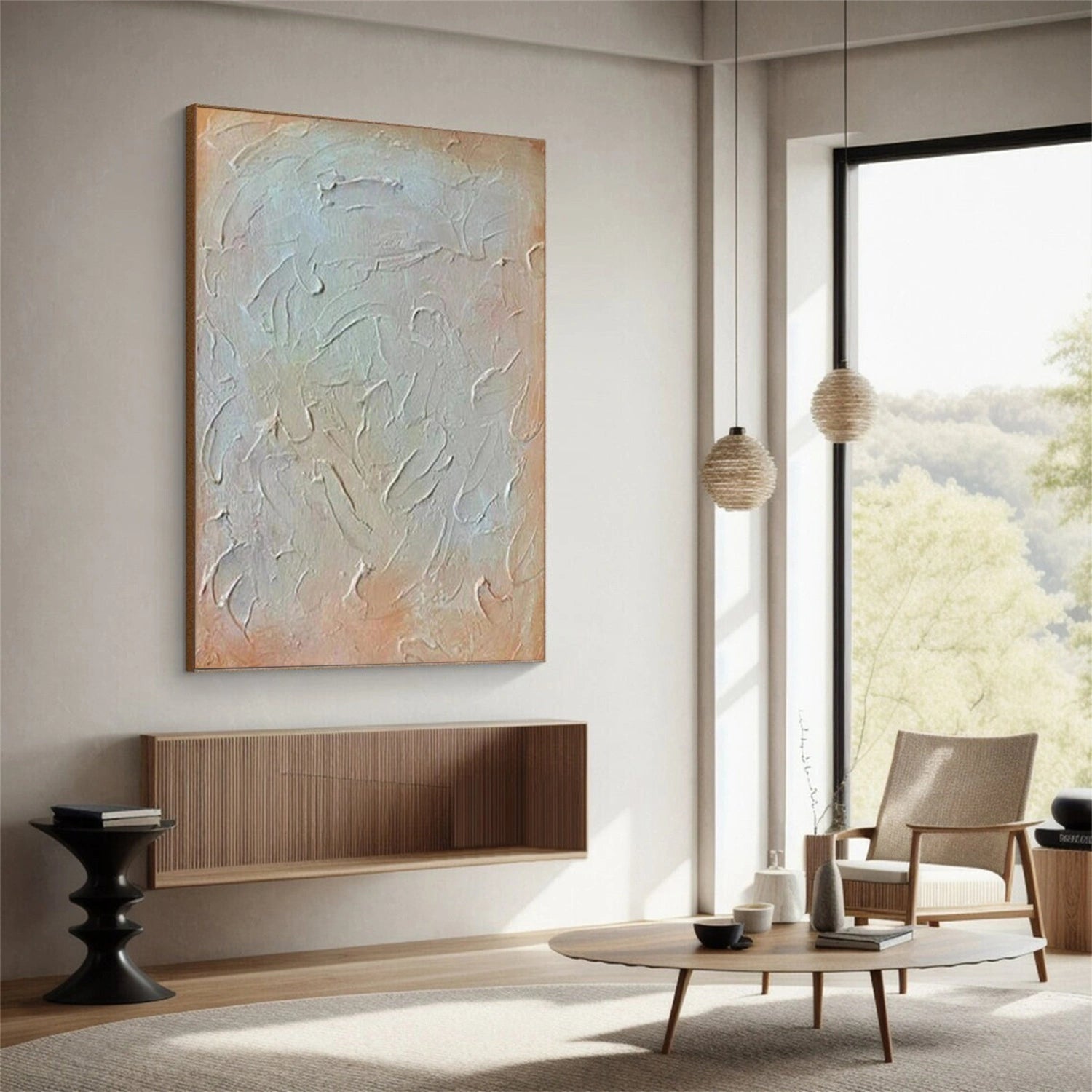 Abstract Textured Wall Art #AT155