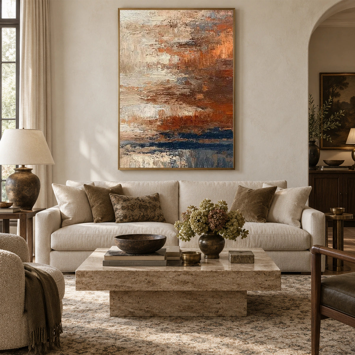 Abstract Textured Wall Art #AT197