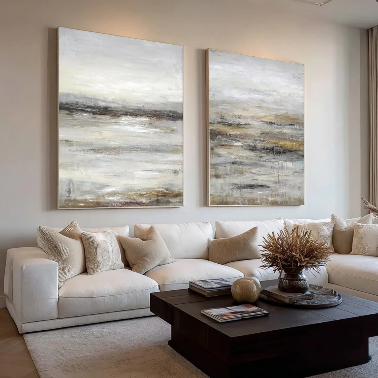 Wabi Sabi Canvas Art Set of 2 #WS090