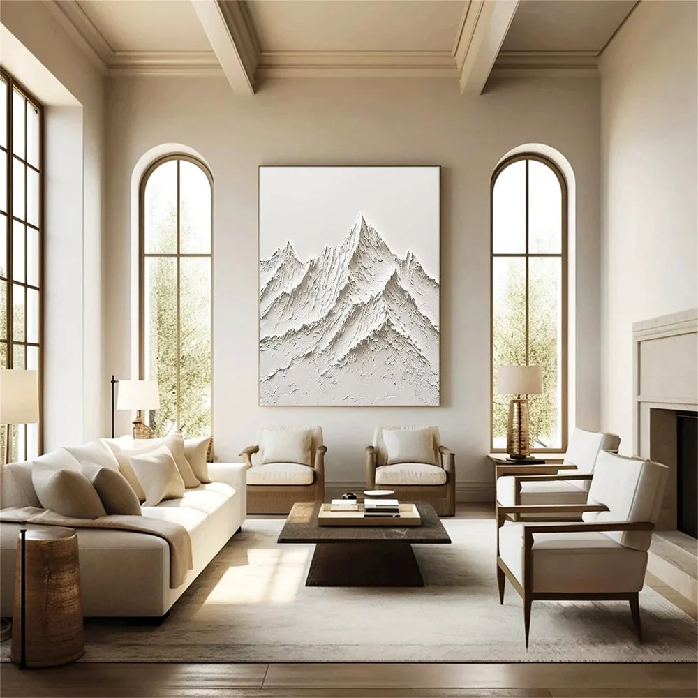 Mountain Textured Canvas Art #MO013