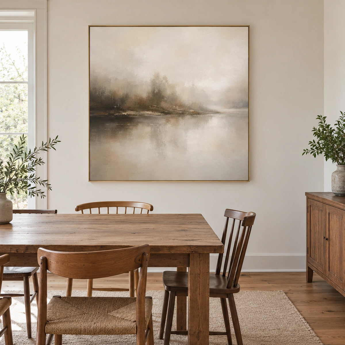 Ocean And Sky Abstract Wall Art #OS228