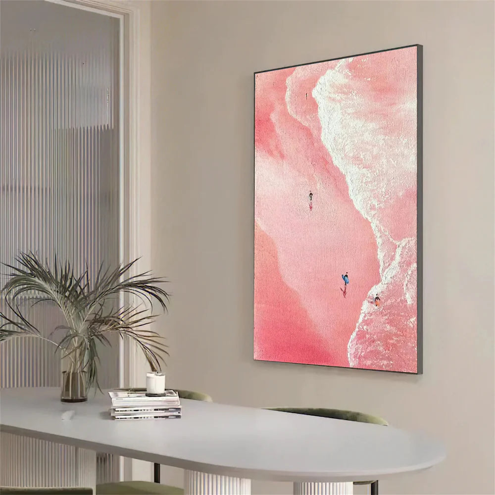 Ocean And Sky Textured Painting Canvas #OS037
