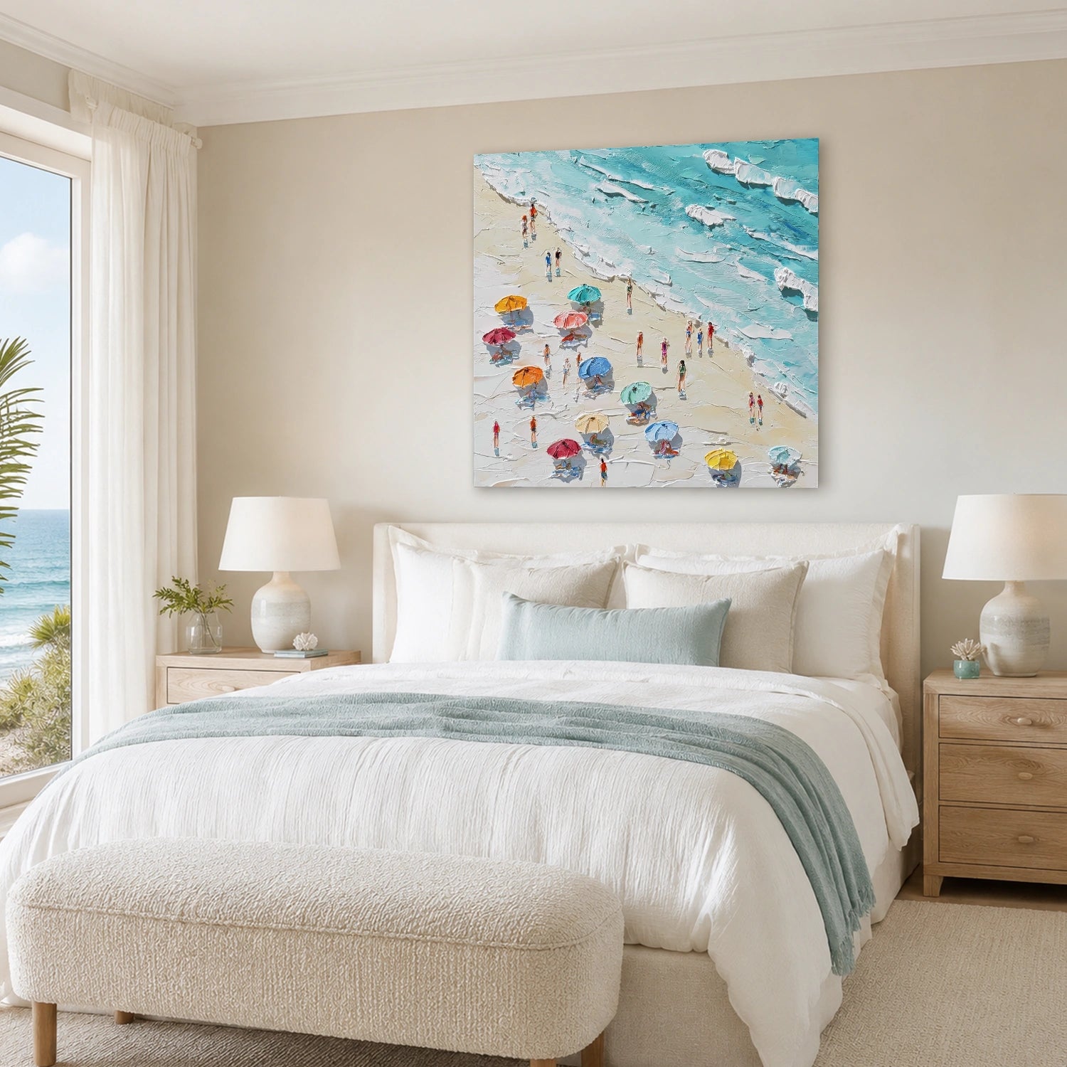 Ocean Abstract Textured Wall Art #OP083