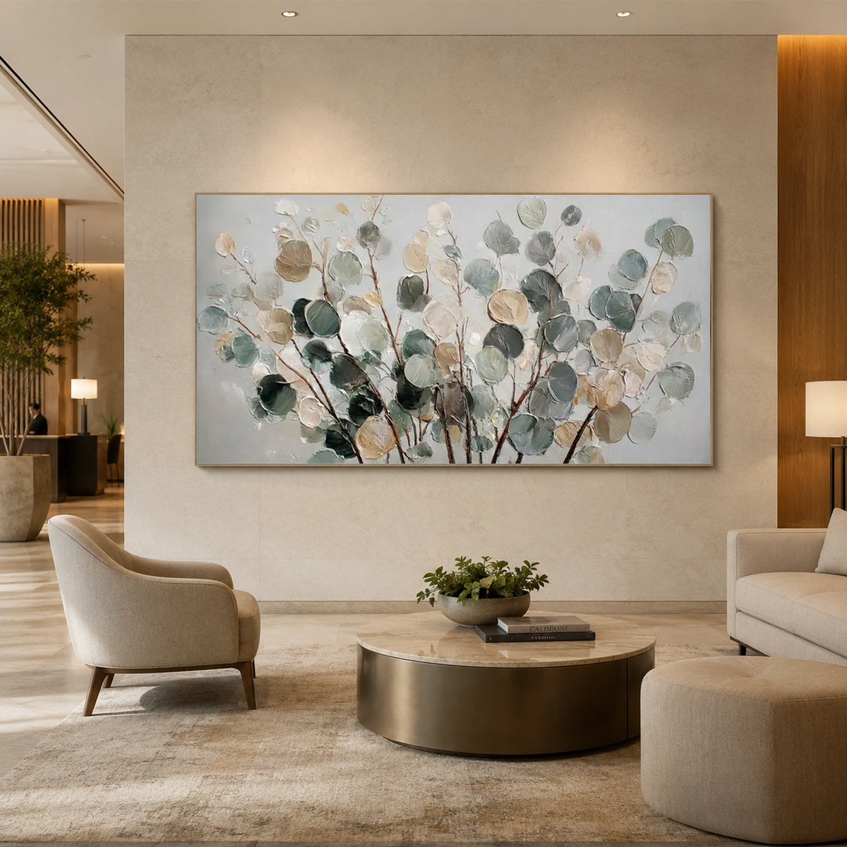 Tree Abstract Textured Wall Art #TP126
