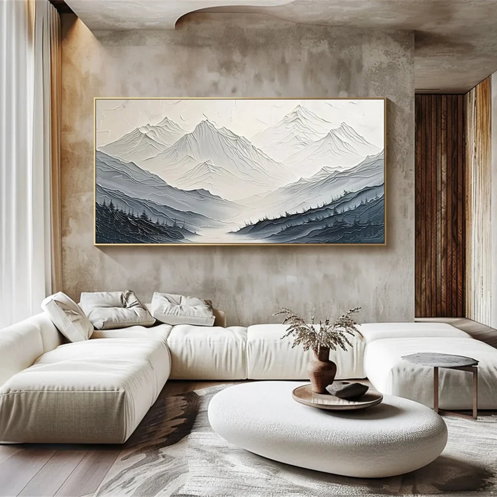 Mountain Textured Abstract Painting #MO010