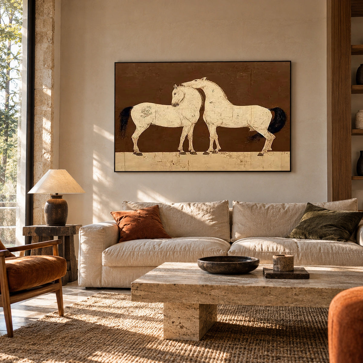 Abstract Animal Horse Wall Art #AC161