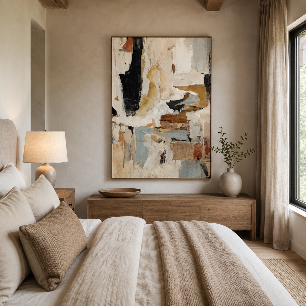Abstract Canvas Wall Art #AP399