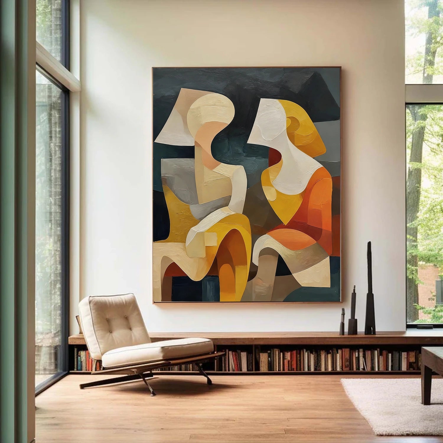 Abstract People Canvas Art #AE058