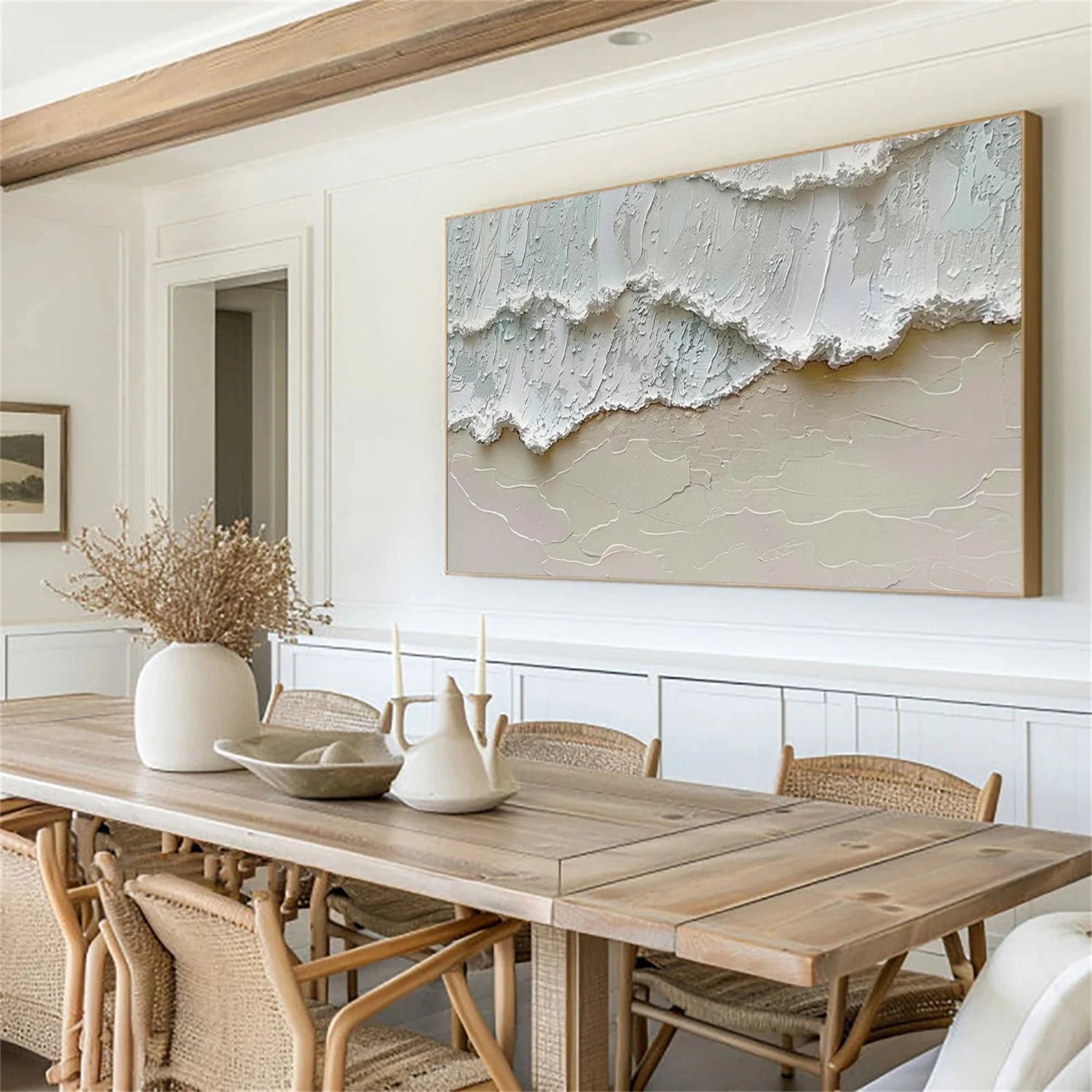 Ocean Abstract Textured Wall Art #OP038
