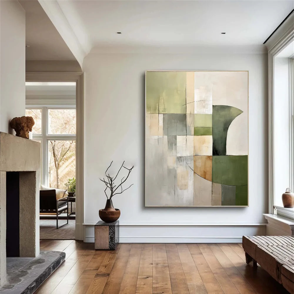 Colorful Abstract Painting Canvas #AP114