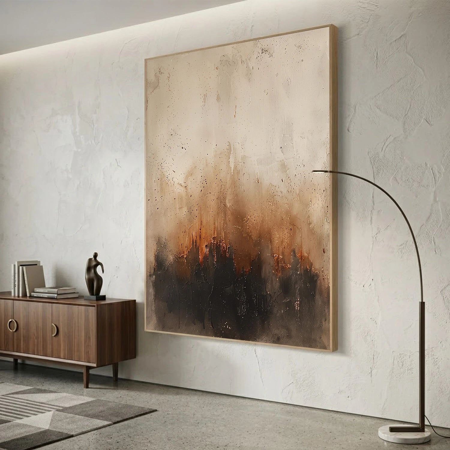 Abstract Canvas Wall Art #AP381