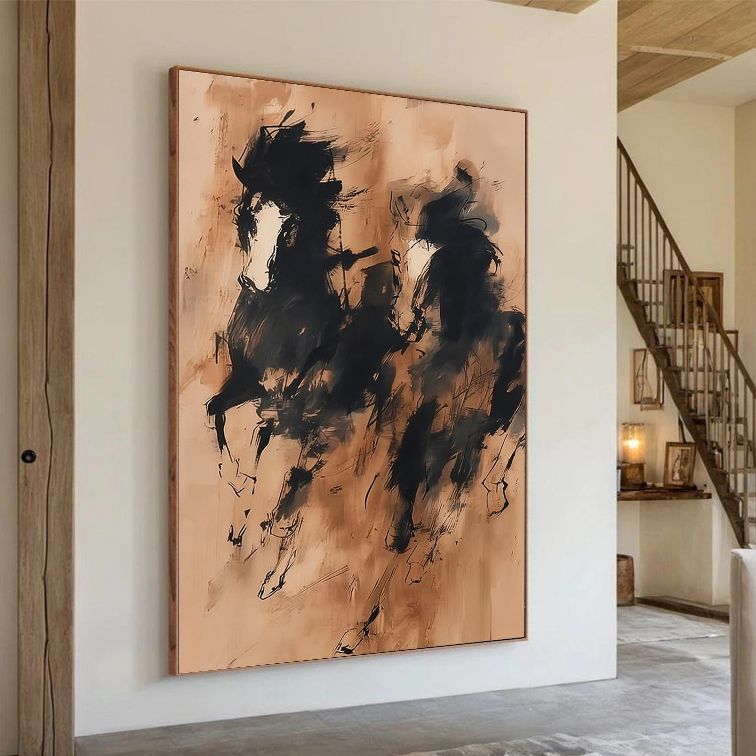 Abstract Animal Horse Wall Art #AC081