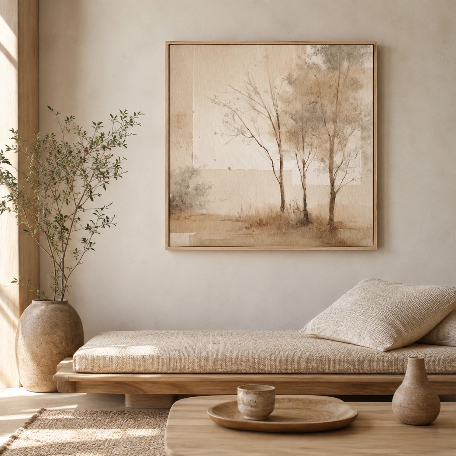 Tree Abstract Textured Wall Art #TP117