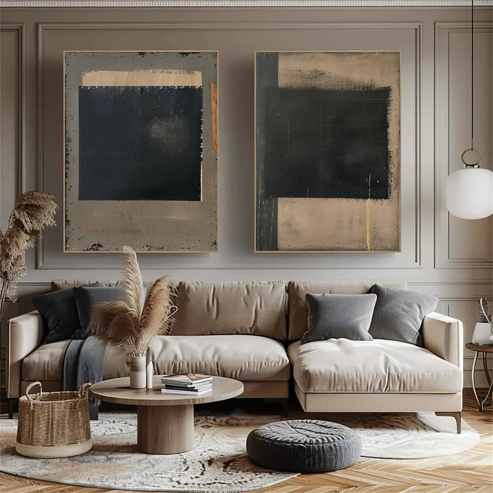 Wabi Sabi Canvas Art Set of 2 #WS044